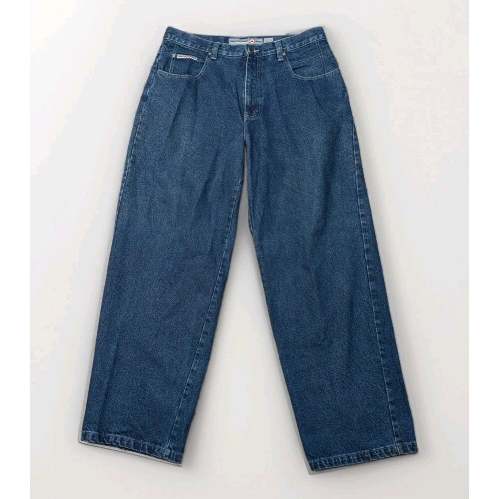 Vintage Southpole Authentic Collection Jeans Y2K Mens Baggy Blue Size 36x32
